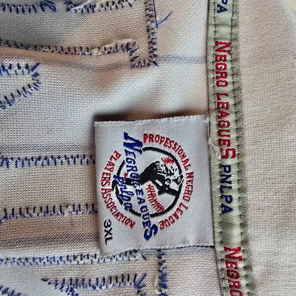Negro Leagues Grays Jersey Mens 3XL White Pinstripe Homestead Throwback PNLPA - Picture 10 of 12